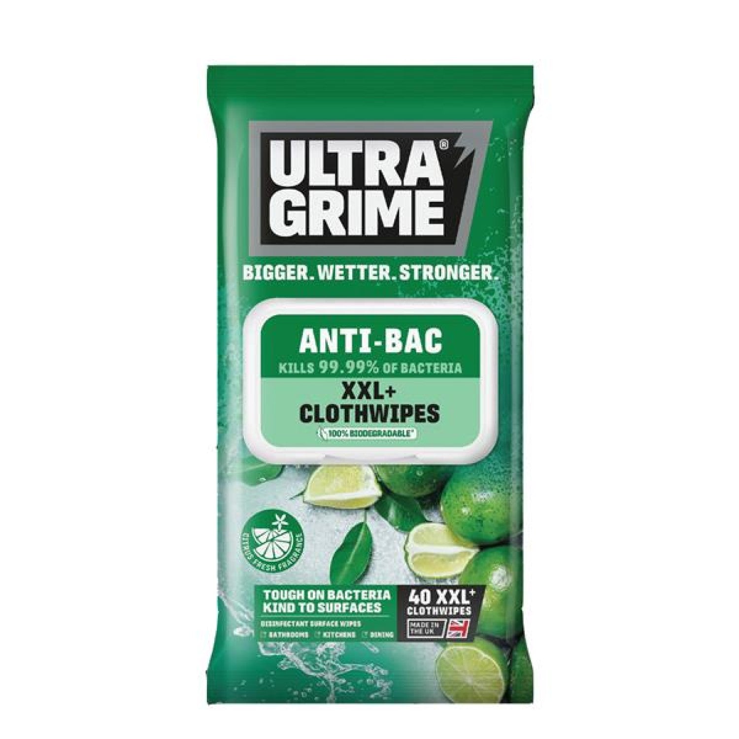 ULTRAGRIME PRO ANTI-BAC CLOTH WIPES XXL
