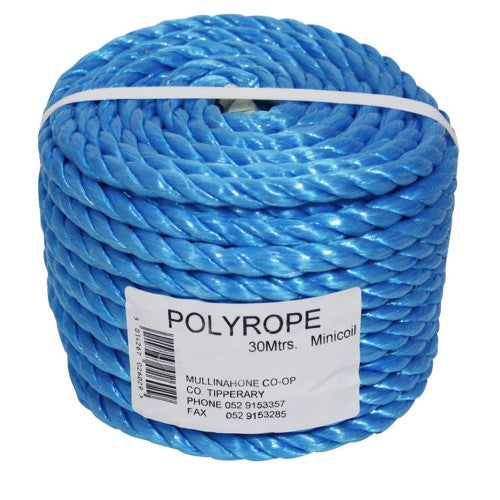 Polyrope mini coil blue 30m